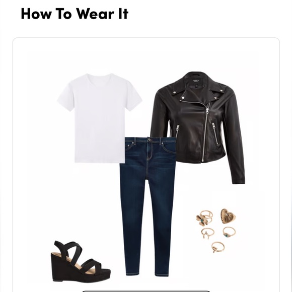 Torrid Faux Leather Asymmetrical Moto Jacket Size 2X - Picture 9 of 10